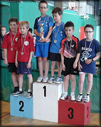 Podium Mathis et Thomas